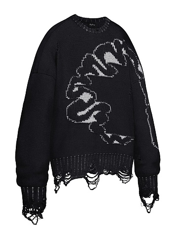 Свитер MADFRENZY Grunge Cortex Black