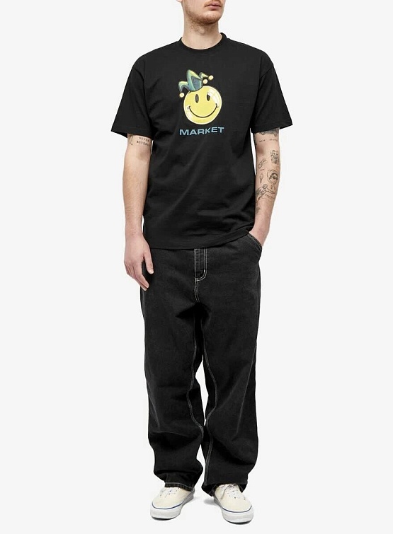 Футболка MARKET Smiley Fool Black
