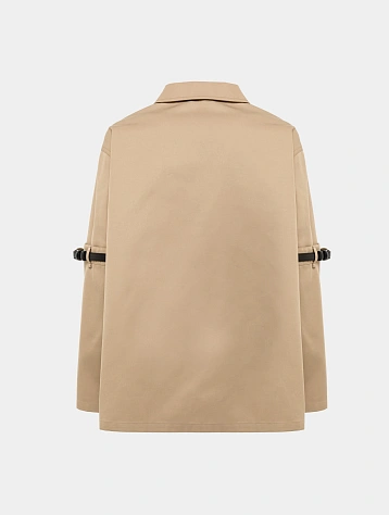 Овершот Coperni Open Elbow Jacket Beige