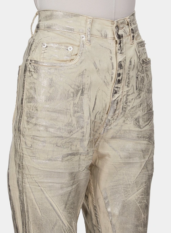 Женcкие джинсы RICK OWENS DRKSHDW Bolan Bootcut Palladium