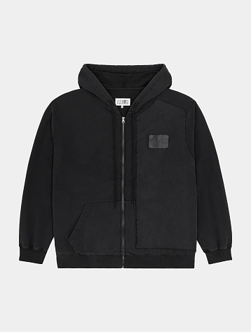 Зип-худи MM6 Zip Up Logo Black