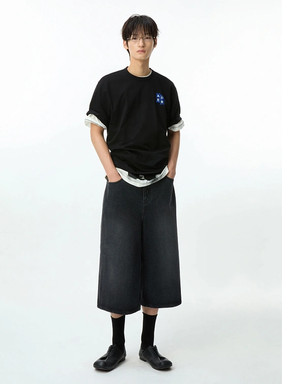 Футболка ADERERROR Sig; BL Tag t-Shirt 06 Black