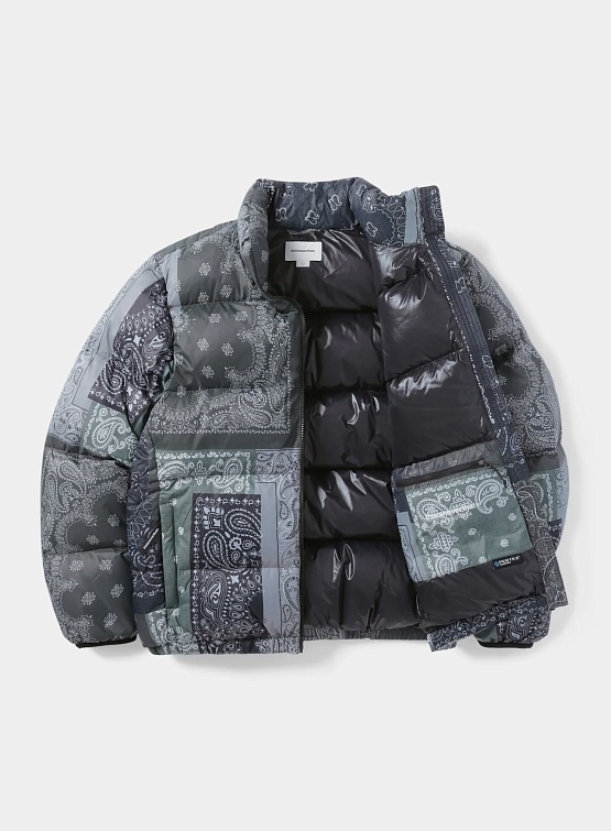 Пуховик thisisneverthat T Down Jacket Bandana Multi
