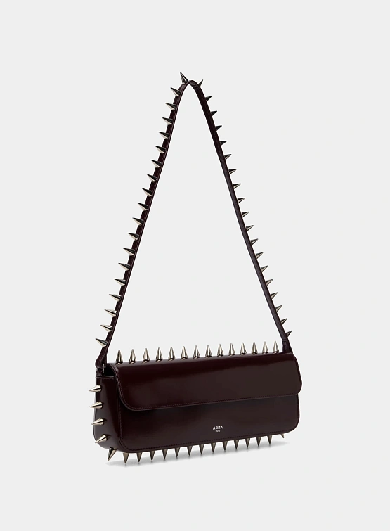 Сумка ABRA Spike Baguette Burgundy