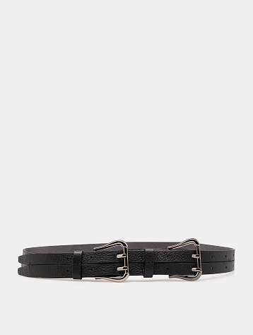 Ремень EPINGLER  2-Line Leather Black