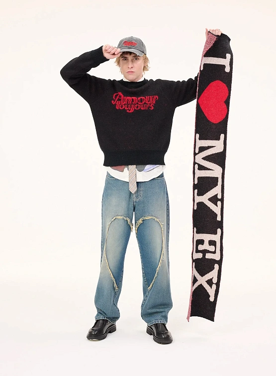 Шарф Carne Bollente Rebound Romance Black