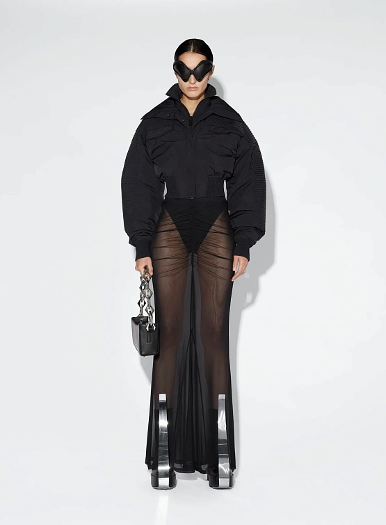 Женский бомбер Han Kjøbenhavn Pleated Bomber Black