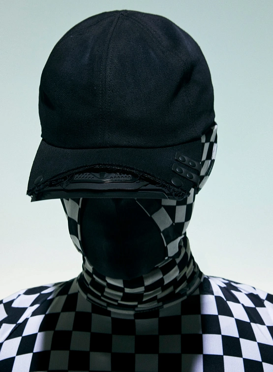 Кепка INNERRAUM Object C52 Cropped Baseball Matt Black