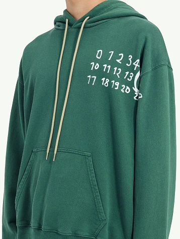 Худи MM6 Numeric Artwork Green