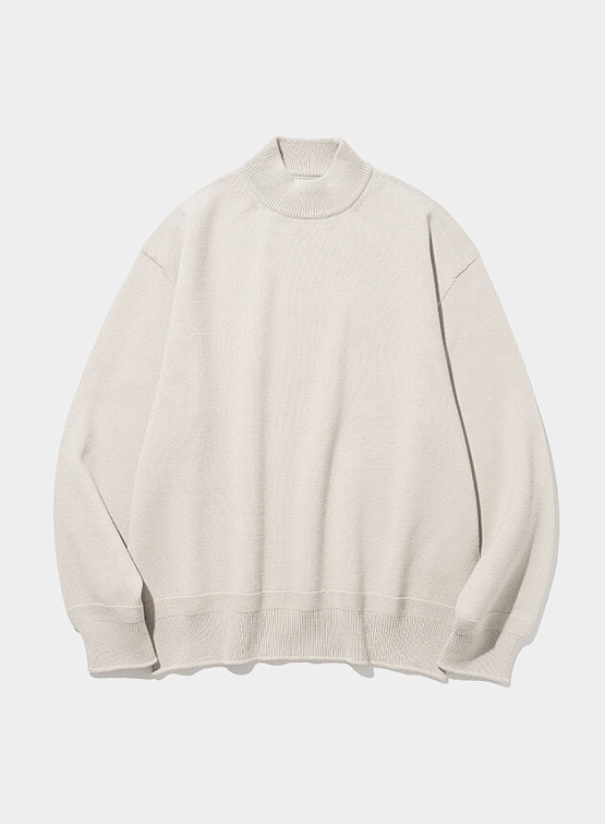 Джемпер Uniform Bridge Mock Neck Knit Beige