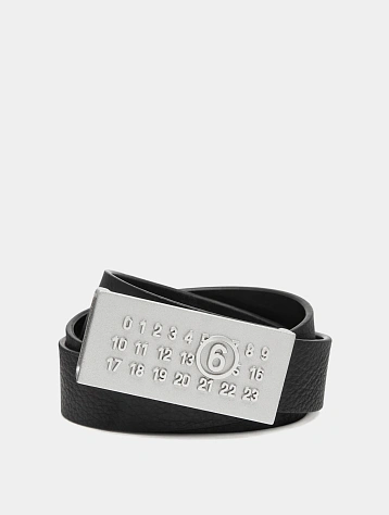 Ремень MM6 Maison Margiela Numeric SLG Black