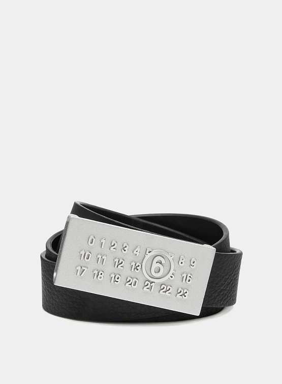 Ремень MM6 Maison Margiela Numeric SLG Black