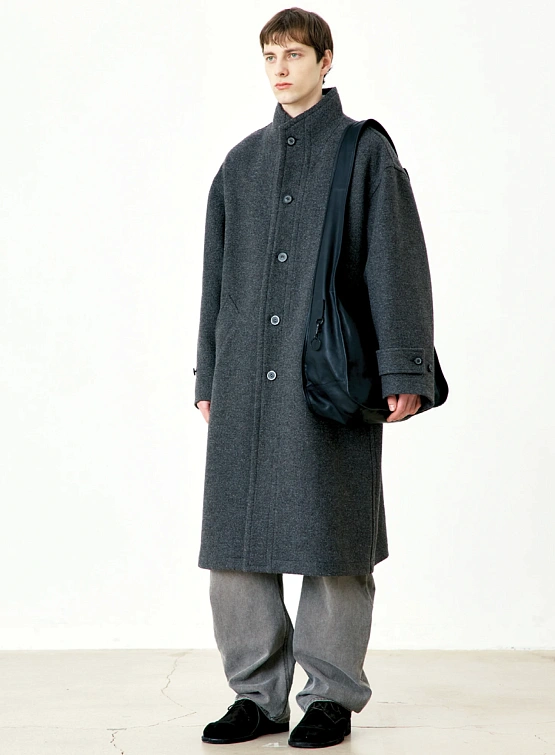 Пальто COOR Cashmere High-Neck Cinder Grey