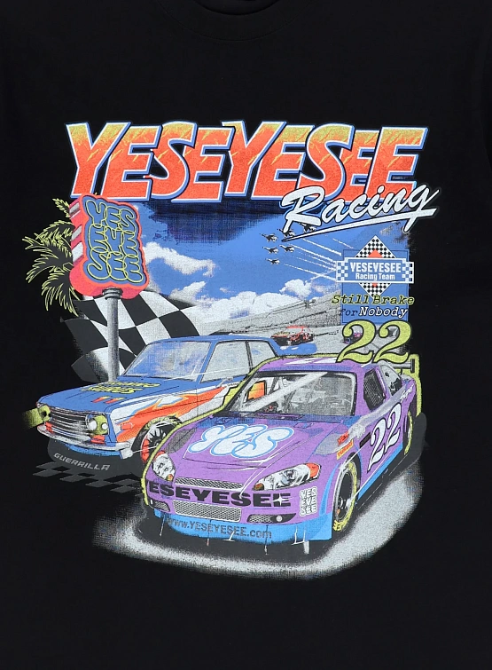 Футболка YESEYESEE Racing Tee Black