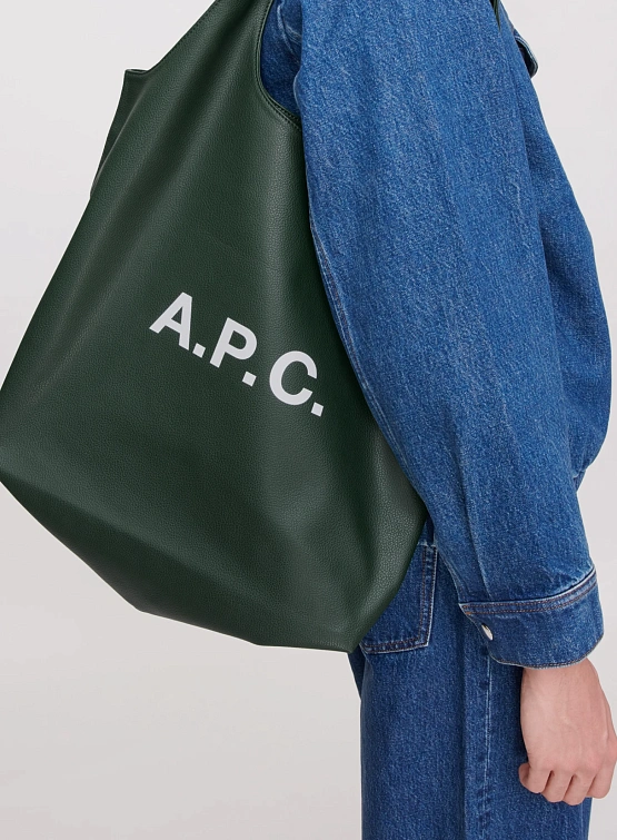Тоут A.P.C. Ninon Tote Bag Fonce