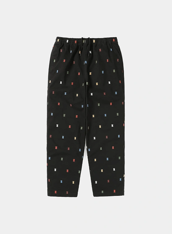 Брюки thisisneverthat Embroidered Easy Pant Black