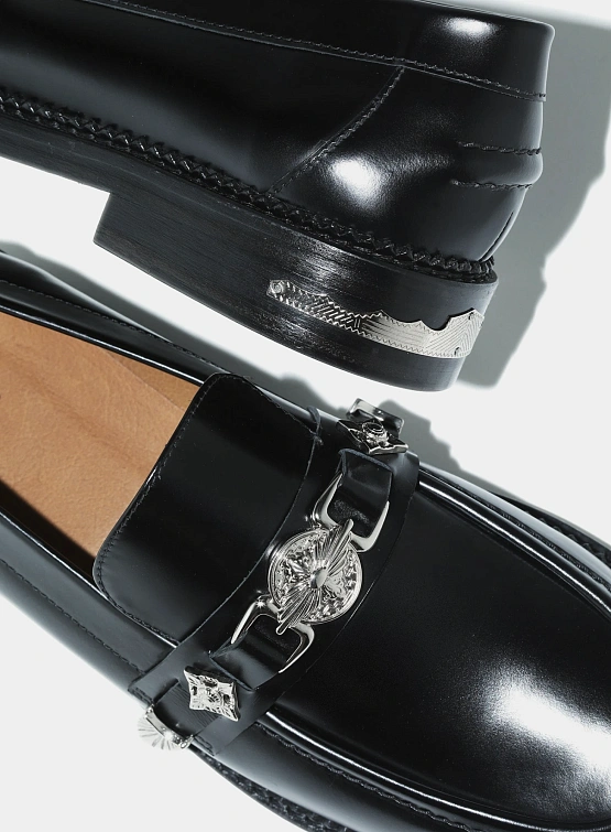 Лоферы TOGA Metal Polido Black