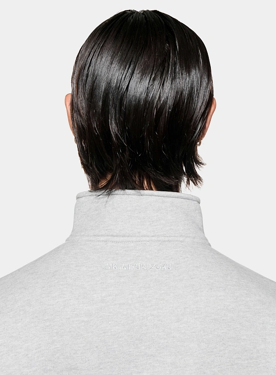 Халф-зип MKI MIYUKI ZOKU 800 GSM Superweight Grey