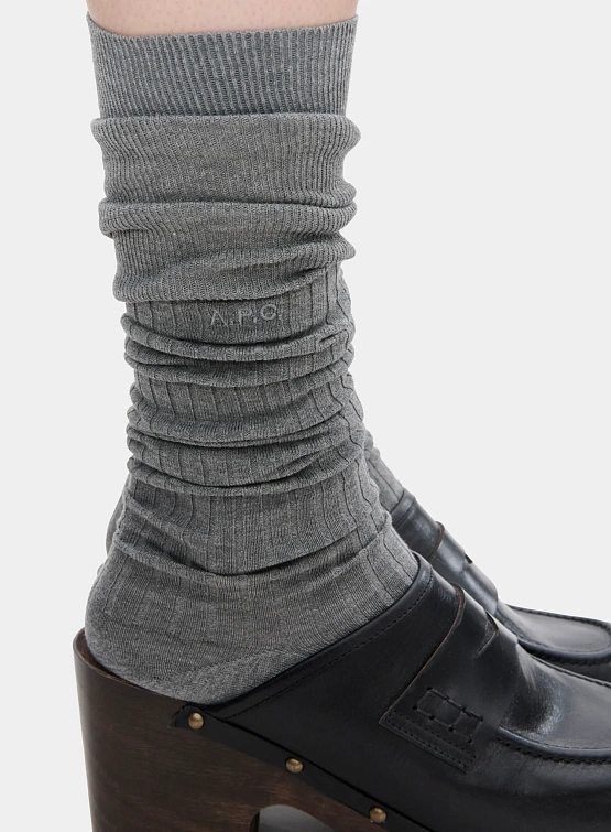Гольфы A.P.C. Socks Grey