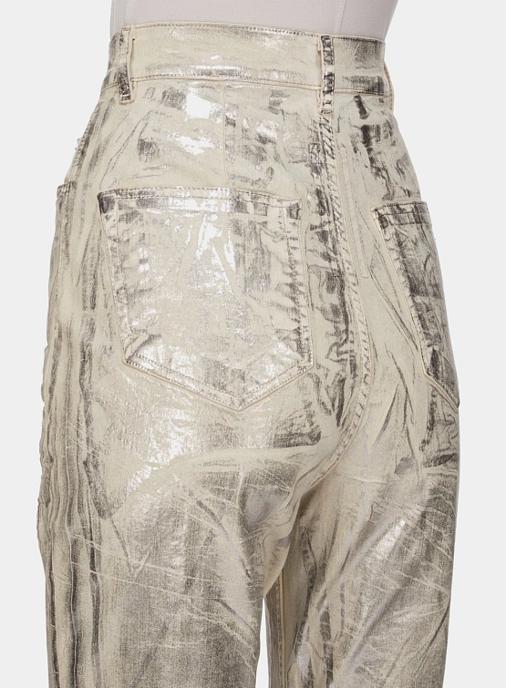 Женcкие джинсы RICK OWENS DRKSHDW Bolan Bootcut Palladium