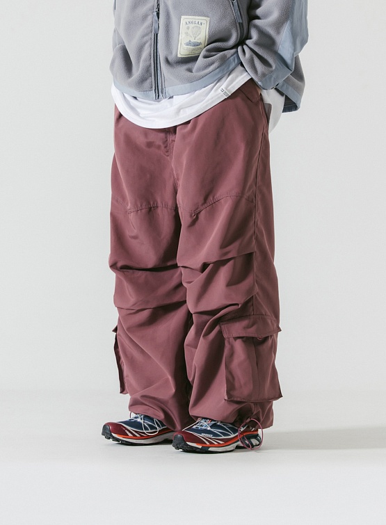 Брюки ANGLAN Below Cargo Parachute Pant Indi Pink