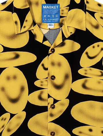 Рубашка MARKET Smiley Afterhours Washed Black
