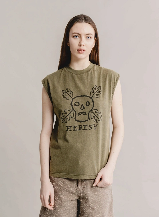 Майка Heresy Green Man Vest Green