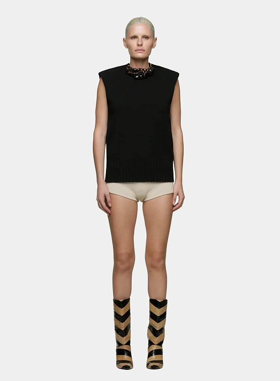 Жилет entire studios Burns Knit Black