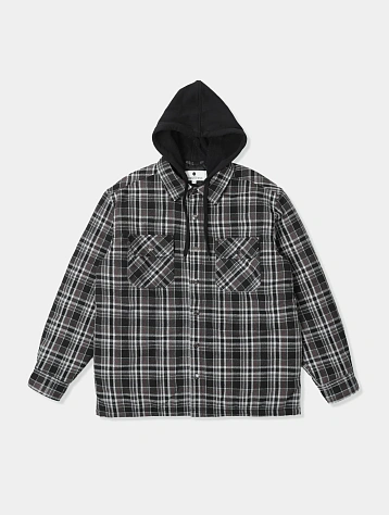 Стеганый овершот Noon Goons Function Flannel Black