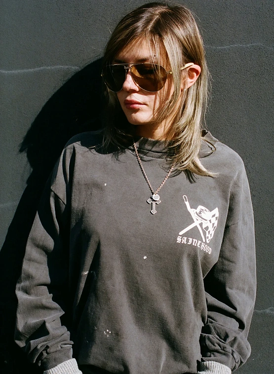 Лонгслив SAINT MXXXXXX x NEIGHBORHOOD Speed Kills Black