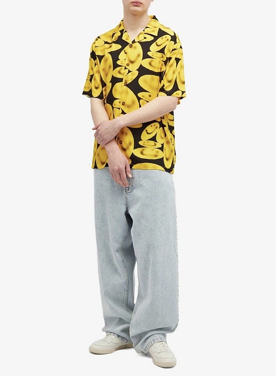Рубашка MARKET Smiley Afterhours Washed Black