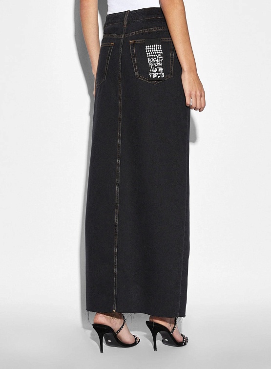 Женская юбка Ksubi Kara Maxi Skirt Pitch Black