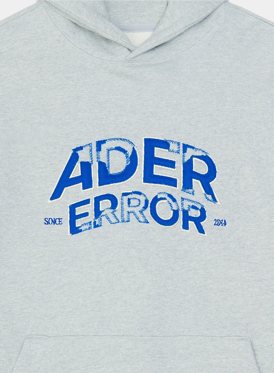 Худи ADERERROR Edca Product. 39 Grey