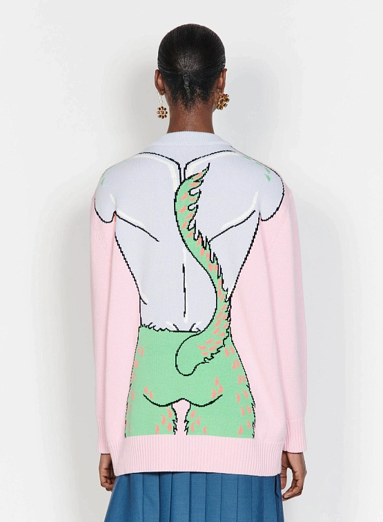 Женский свитер Charles Jeffrey Loverboy Sexy Beasts Pink