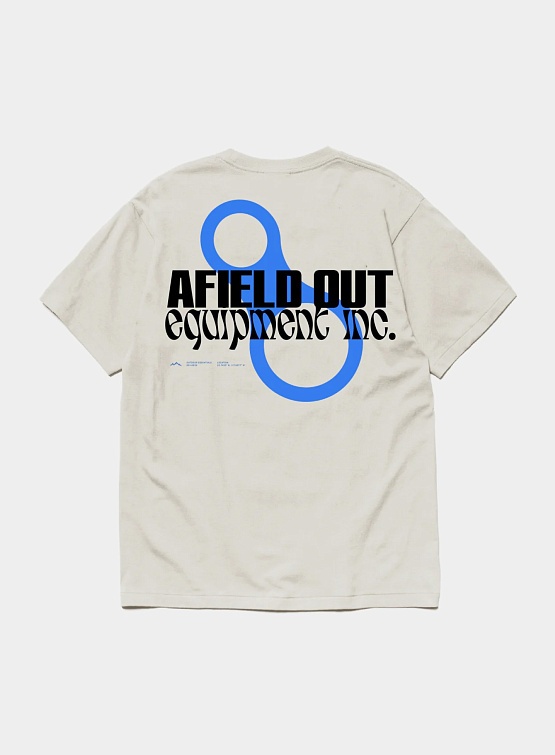 Футболка Afield Out Supply T-Shirt Bone