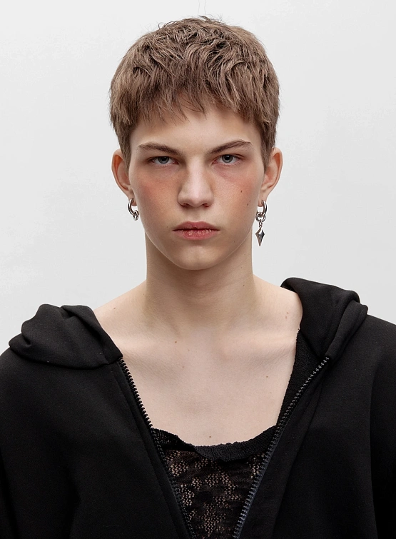 Серьги OMUT Winking Diamond