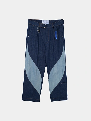 Брюки Jungles Jungles Denim Slant Indigo Washed Denim