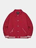 Бомбер LMC Coduroy Varsity Jacket Red