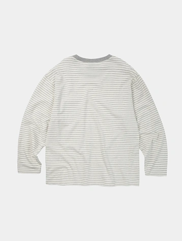 Лонгслив FrizmWORKS Stripe Oversized Relax Ivory