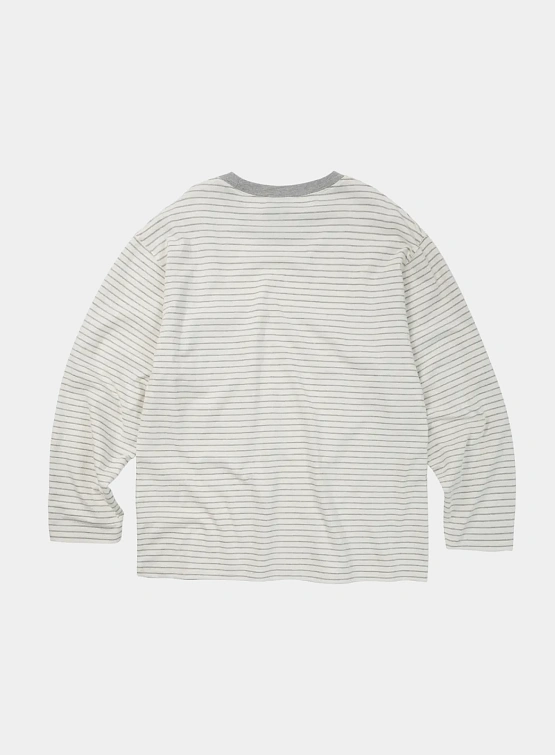 Лонгслив FrizmWORKS Stripe Oversized Relax Ivory