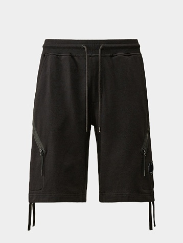 Шорты C.P. Company Fleece Zipped Pocket Shorts Black