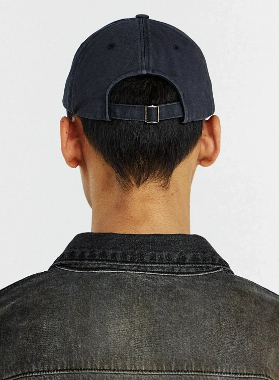 Кепка UNAFFECTED Washed U Ball Dark Navy