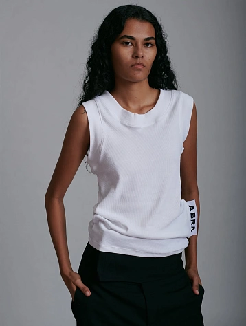 Женский топ ABRA Toy Tank Top White