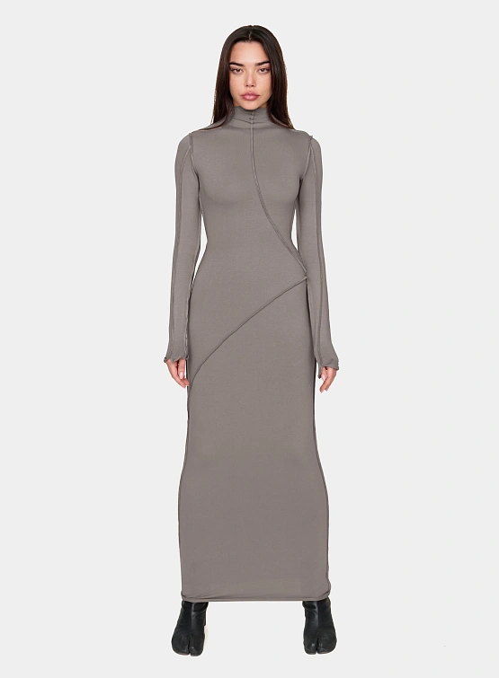 Женское платье XSAI Long Dress Warm Gray