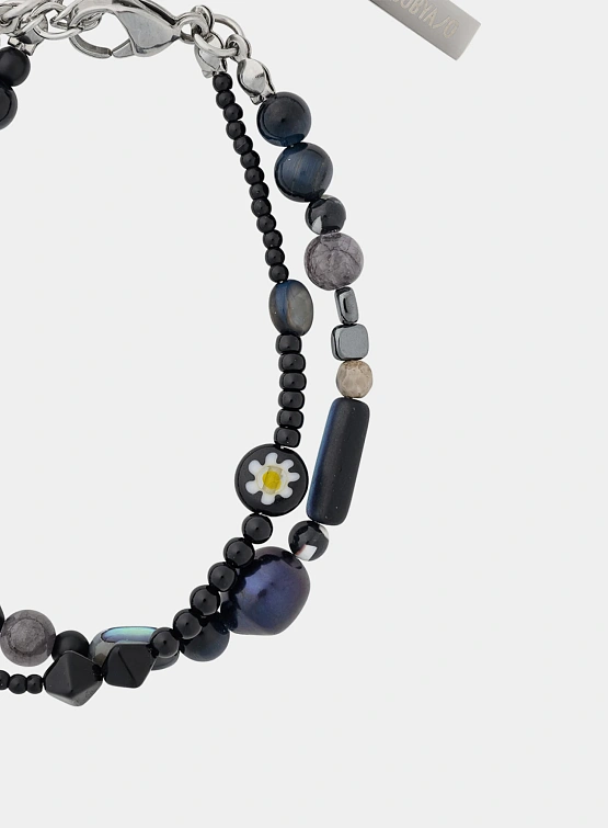 Браслет AJOBYAJO Black Light Beads Layered