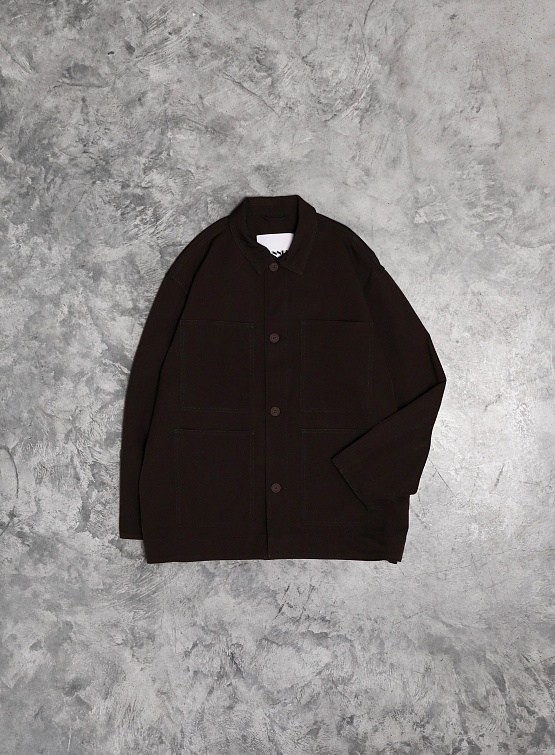 Рубашка Sunnei 4 Pocket Overshirt Burnt Aubergine