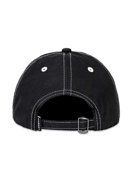 Кепка MARKET C.A.M. 6 Panel Hat Washed Black