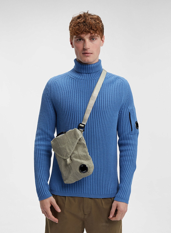 Сумка C.P. Company Nylon B Shoulder Pack Silver Sage