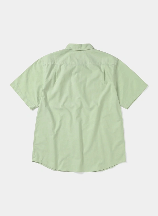 Рубашка thisisneverthat Oxford S/S Shirt Green