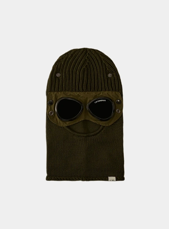 Балаклава C.P. Company Extrafine Merino Wool Goggle Ivy Green